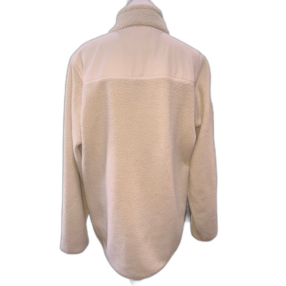 CUTS Polartec® Sherpa Full Zip Jacket XXL Cream Men’s | Tech Fleece Minimalist - Picture 8 of 10